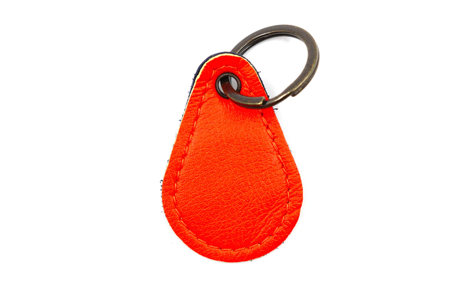 Brian's Beast Orange Keychain Second String Leather Company