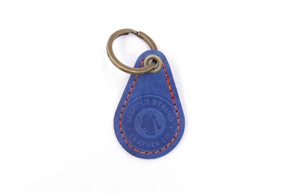 Hall Of Fame Collection Blue Keychain Second String Leather Company