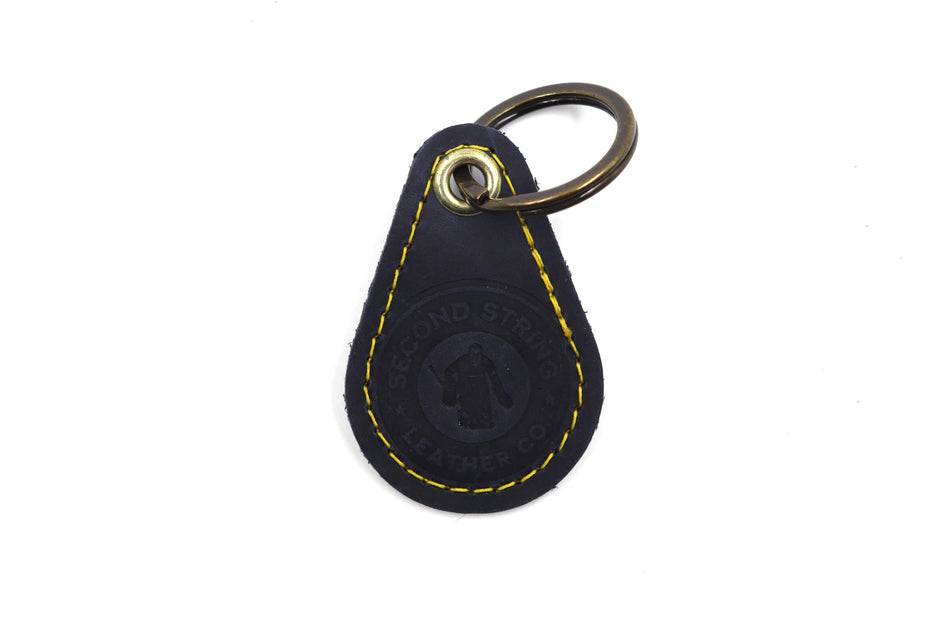 Contour Yellow Keychain Second String Leather Company