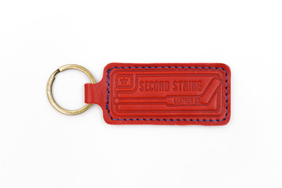 Brians Altra Red/White/Blue Keychain Second String Leather Company