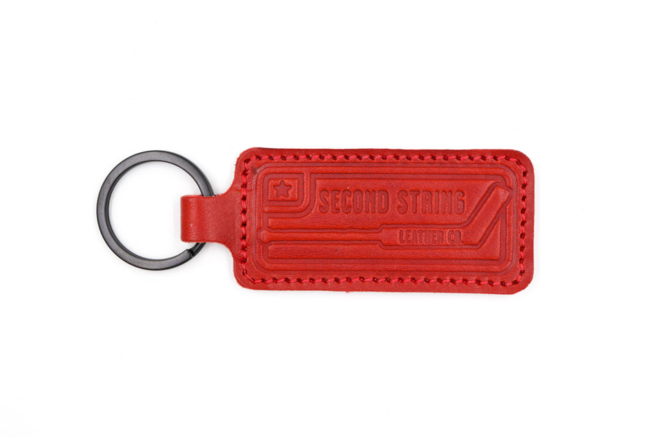 Hockeytown Blocker Red Keychain Second String Leather Company