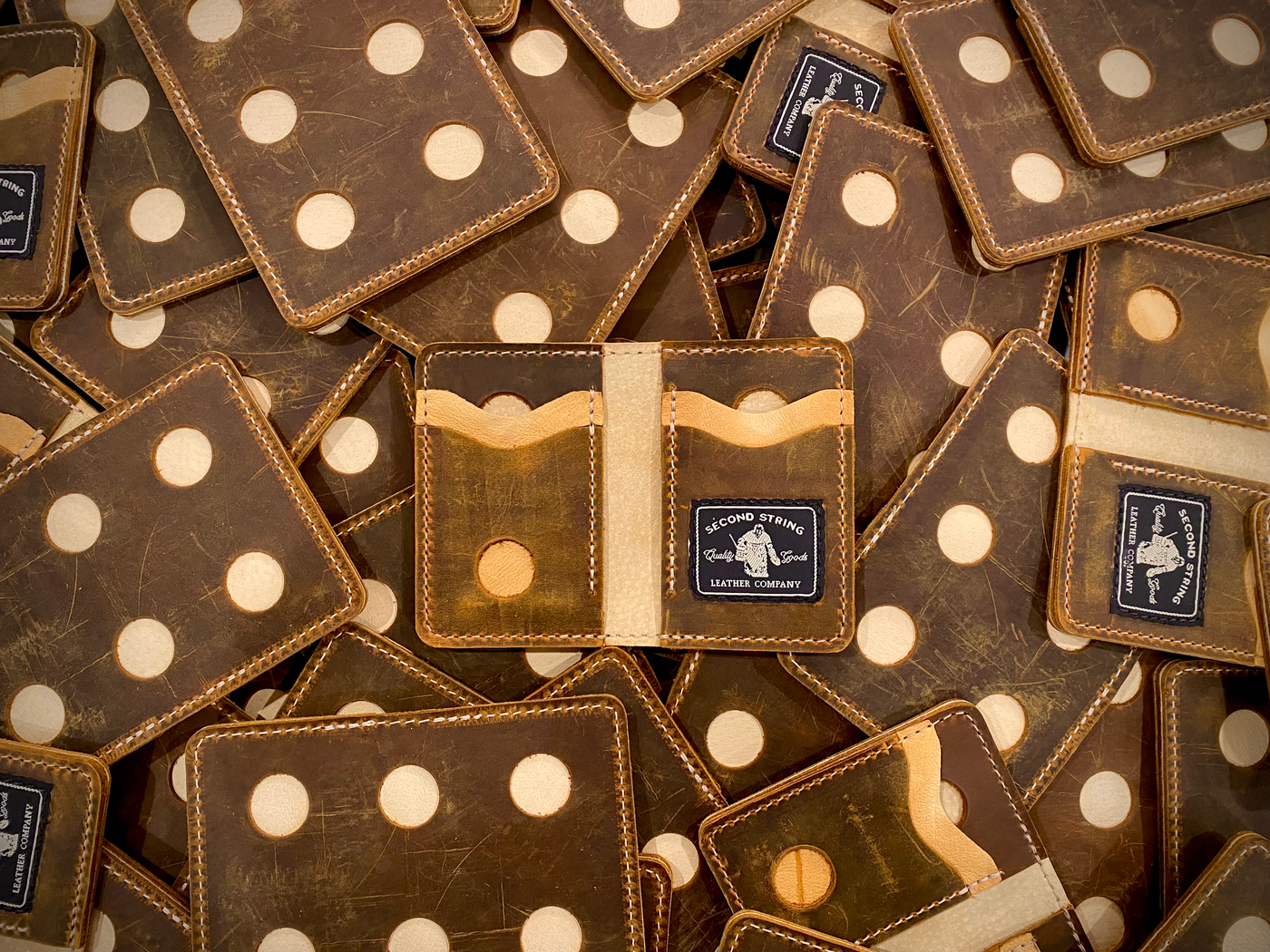 Cooper Vintage #17 6 Slot Bi-Fold Wallet – Second String Leather Company