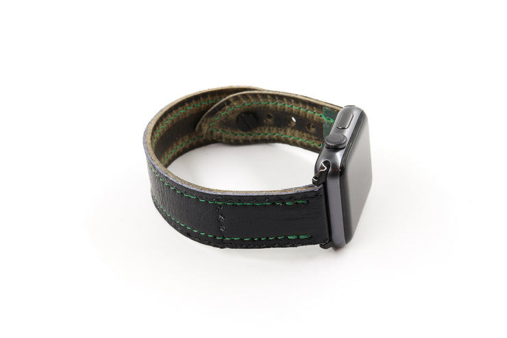 Dallas Black/Green iWatch Band