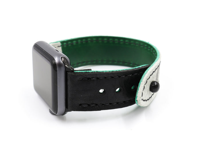 Boston St Patricks Day Black iWatch Band