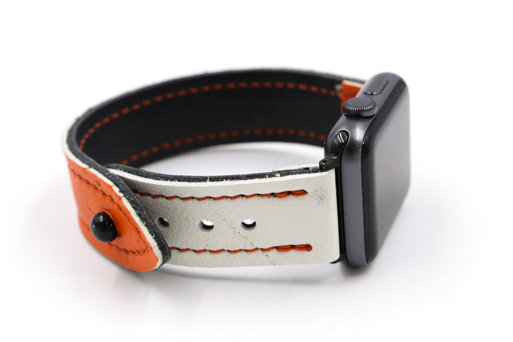 Razor Blocker 2 Orange/White iWatch Band