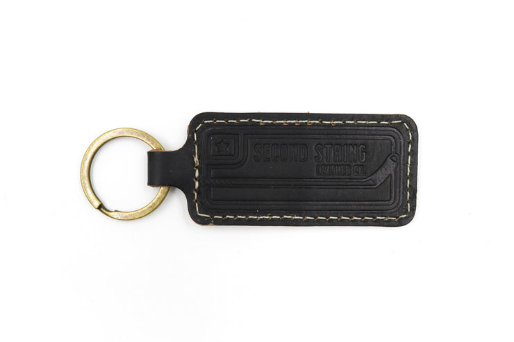 Cooper Vintage Brown/Black Keychain