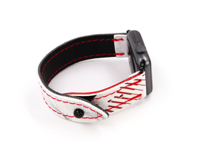 Chicago White/Red iWatch Band