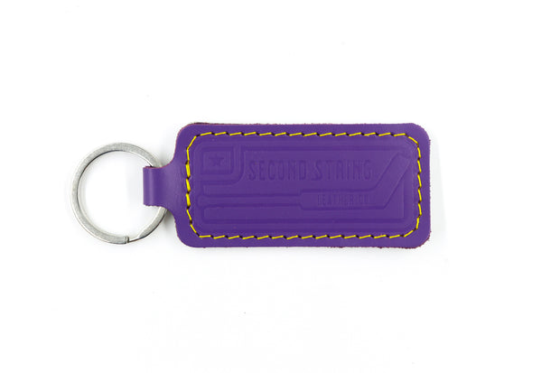 Vintage Cooper White Keychain