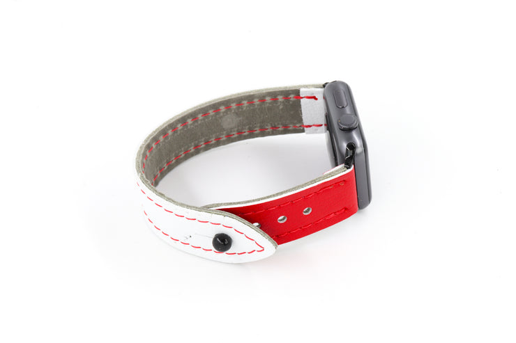 Chicago White/Red iWatch Band