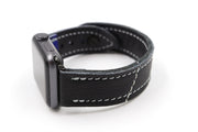 Thunder and Lightning Glove 1 Blue/White/Black iWatch Band