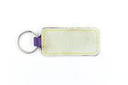 Vintage Cooper White Keychain
