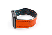 New York Blocker Orange/Teal iWatch Band