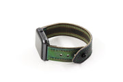 Dallas Black/Green iWatch Band