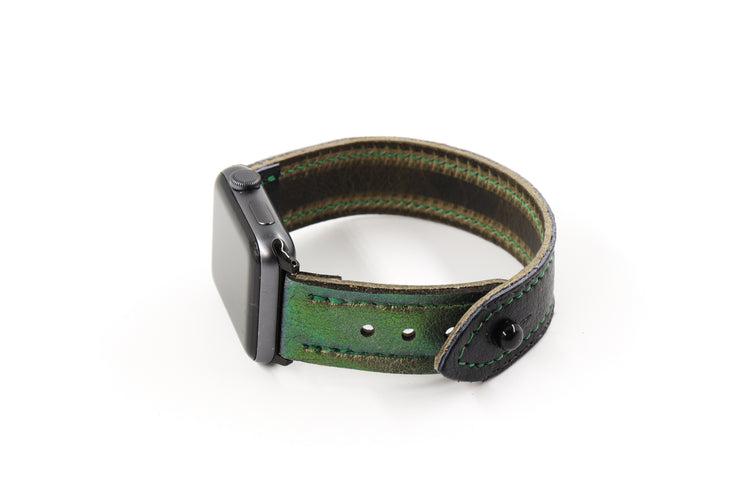 Dallas Black/Green iWatch Band