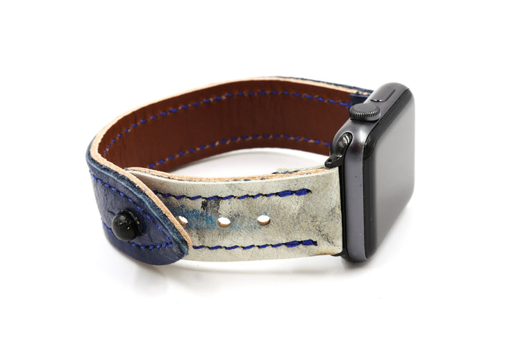 CCM Vintage 2 Blue/White iWatch Band