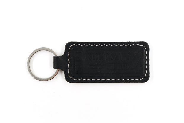 Detroit White Keychain