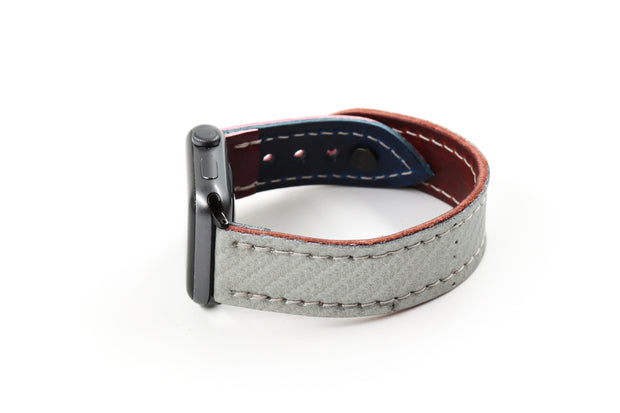 Colorado Silver/Maroon iWatch Band