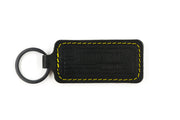 Boston White Keychain