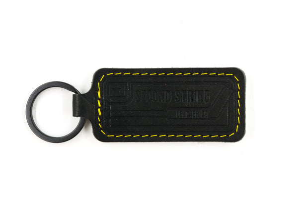 Boston White Keychain
