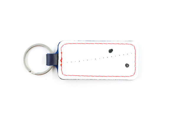 Lady Liberty White Keychain