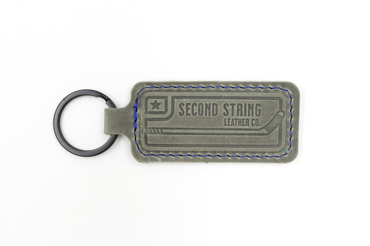 Hartford Green/White Keychain