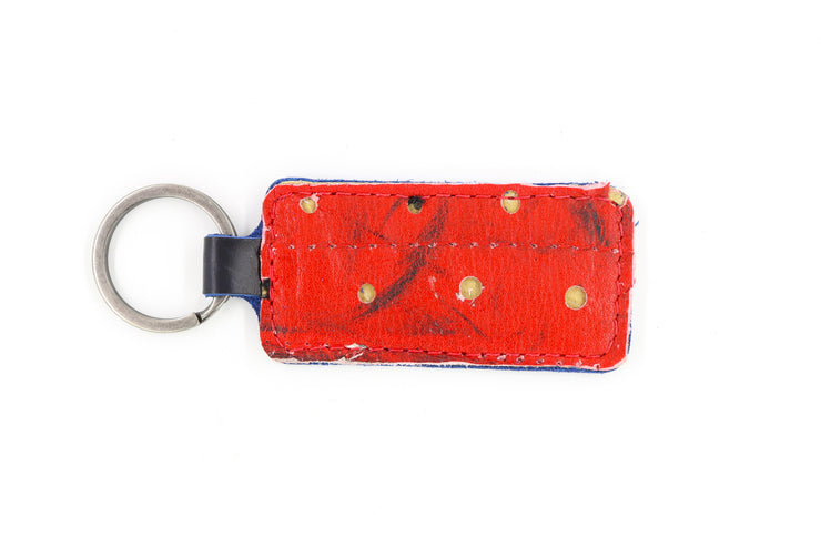 New York Red Keychain