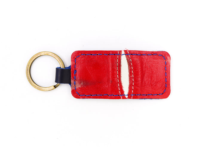 Montreal Two Red/White Keychain