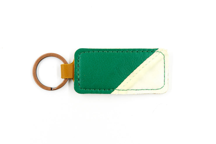 Toronto Green/White Keychain