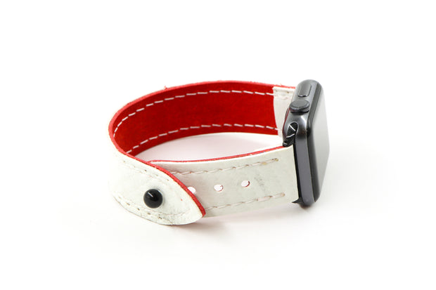 Detroit White iWatch Band
