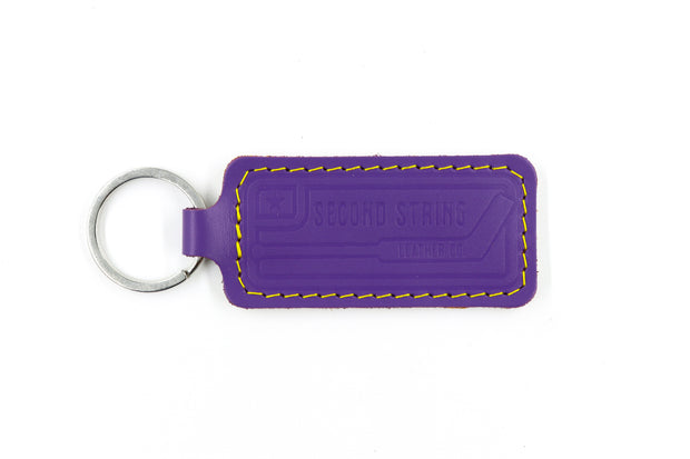 Vintage Cooper Tan Keychain