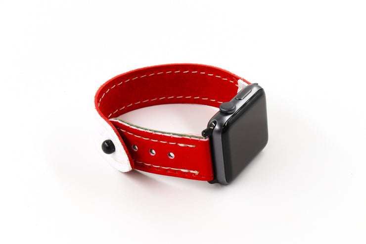 Minnesota Red/White iWatch Band