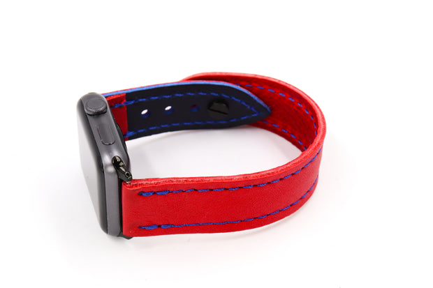 Montreal Two Red iWatch Band