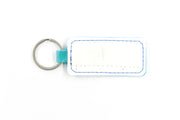 Seattle White Keychain