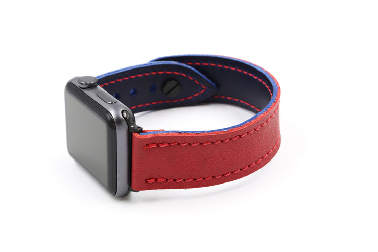 CCM The 80s Red/Blue iWatch Band