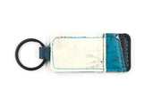 San Jose White/Teal/Black Keychain