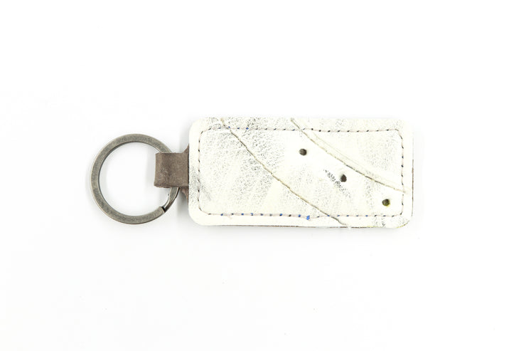 Tampa Bay White Keychain