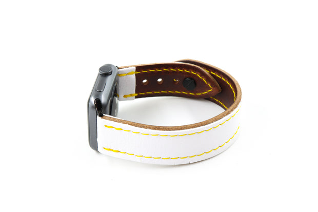 Boston White iWatch Band