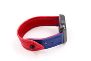 Montreal Two Red/Blue iWatch Band