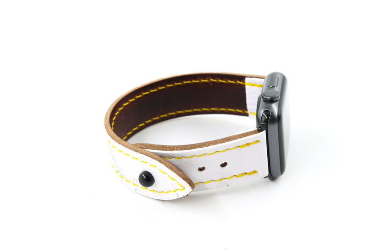 Boston White iWatch Band