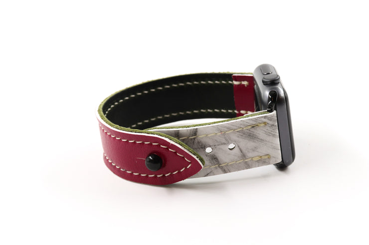 Arizona Red/White iWatch Band