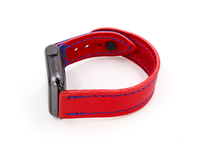Montreal Two Red/Blue iWatch Band