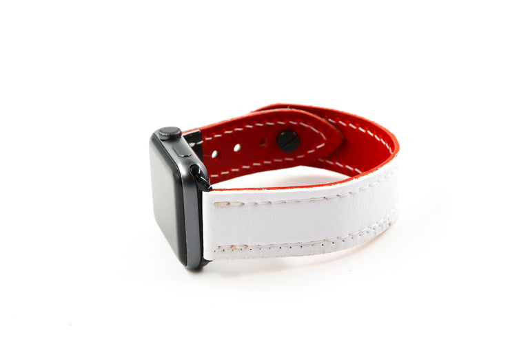 Detroit White/Black iWatch Band