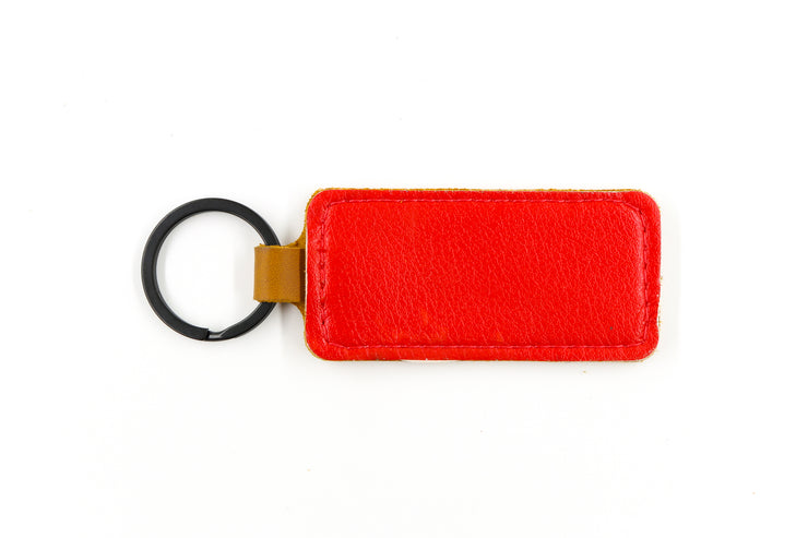 New Jersey Red Keychain