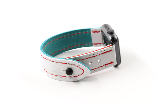 Seattle Teal/Red iWatch Band
