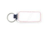 Lady Liberty White Keychain