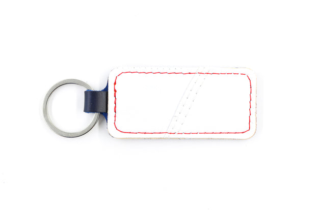 Lady Liberty White Keychain