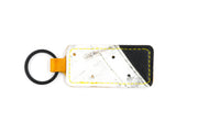 Pittsburgh White/Black Keychain