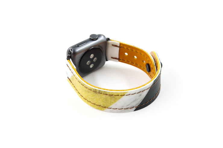 Boston Gold/White/Black iWatch Band