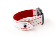 Columbus White/Red iWatch Band