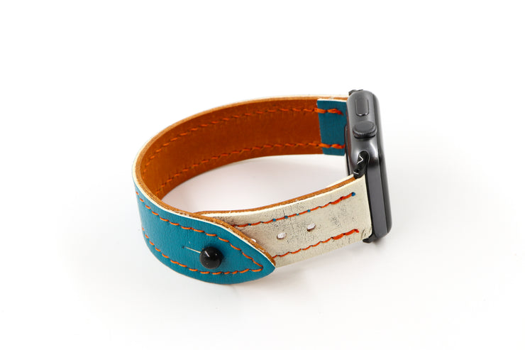 San Jose Teal/White iWatch Band